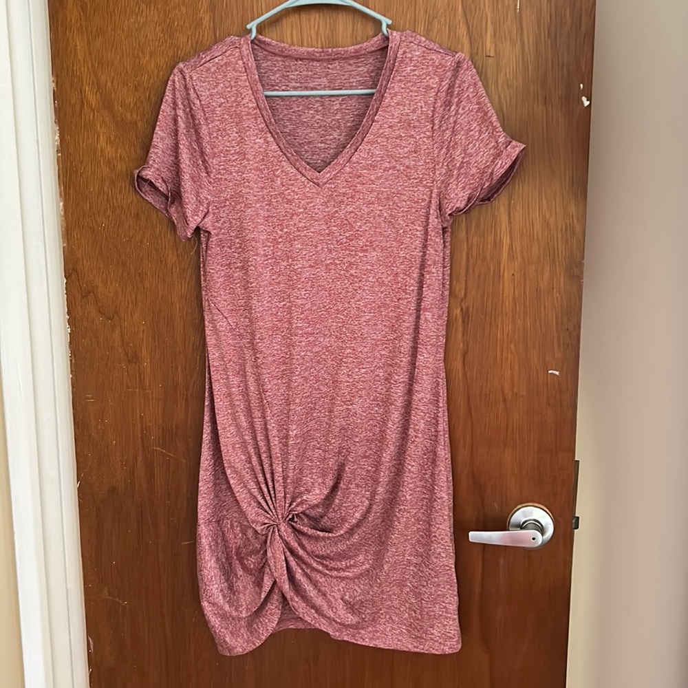 Tee shirt dress. Great for summer!